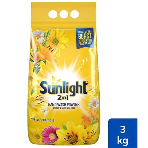 Sunlight 2in1 Detergent Powder Spring Sensations 3kg