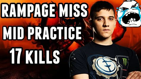 Eg New Roster Arteezy Shadow Fiend Gameplay Mid Lane Practice