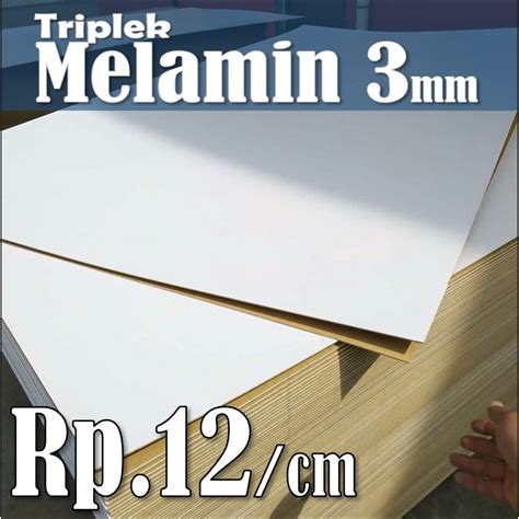 Jual Triplek Melamin Mm Custom Harga Rp Cm Baca Cara Ordernya