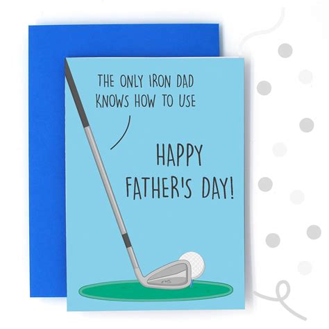 Golf Pun Fathers Day Card Diy Father S Day Cards Dad Cards Funny Ts For Dad