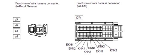 Toyota Tundra Service Manual Knock Sensor 1 Circuit Low Input Bank 1