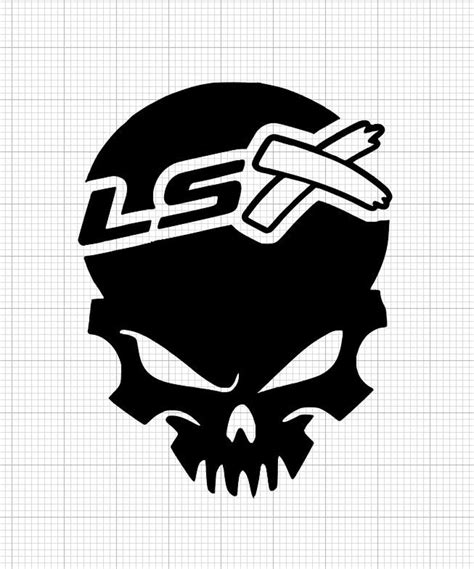 Chevrolet Lsx Skull Logo Vinyl Sticker Etsy