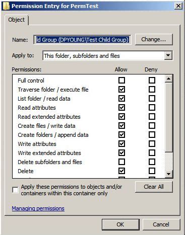 PowerEdge Understanding NTFS File Folder And Share Permissions In