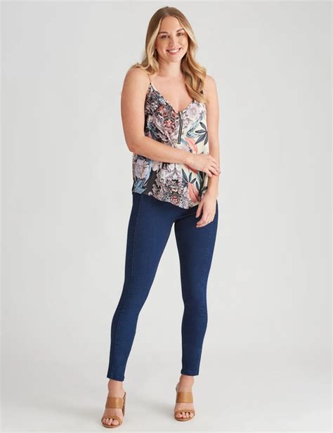 Crossroads Zip Front Cami Crossroads