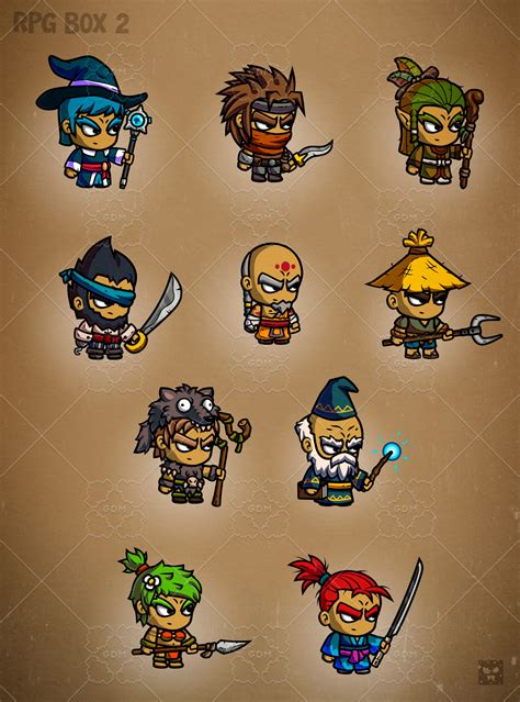 Cartoon Rpg Characters 2 Gamedev Market