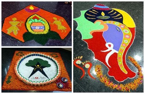 Simple And Beautiful Rangoli Designs For Celebrating The Hindu Festival