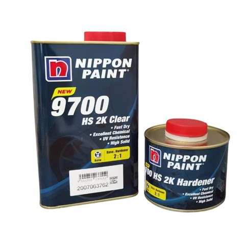 Nippon Nax Premila Top Coat Clear Ltr C W K Hardener Ltr