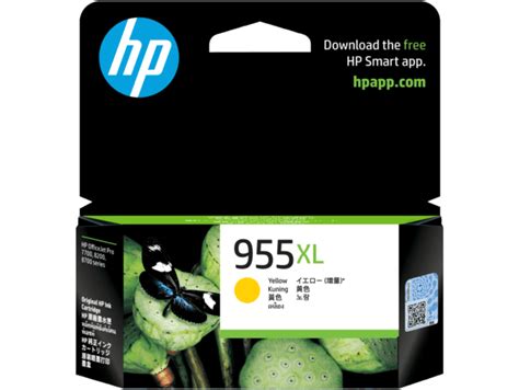 Hp 955xl High Yield Yellow Original Ink Tinta Cartridge L0s69aa Shop Indonesia