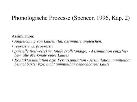 Phonologische Prozesse Bungen Ppt Herunterladen