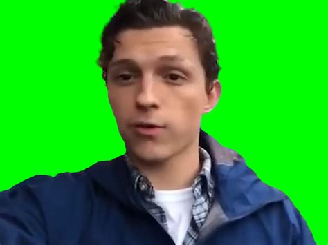 Tom Holland Talking Really Fast Meme Green Screen Creatorset