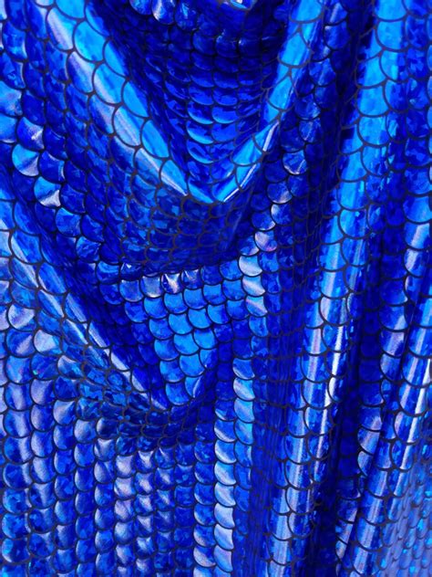 New Mermaid Fish Scales Fabric Colors Royal Blue Black Lime Etsy