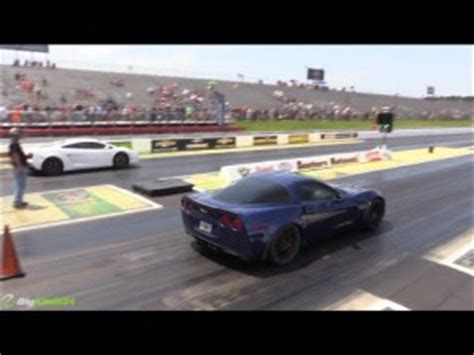 Dig Racing From Atlanta Corvette Z Vs Lambo Gt R Hellcat