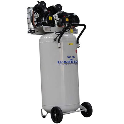 IVARSSON COMPRESOR VERTICAL DE BANDA 3HP 200 LTS 120V