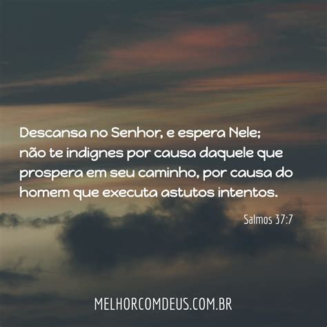 Descansa No Senhor E Espera Nele Salmos 377