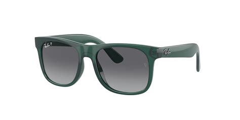 Justin Kids Zonnebrillen In Opaal Groen En Grijs Rb9069s Ray Ban® Nl