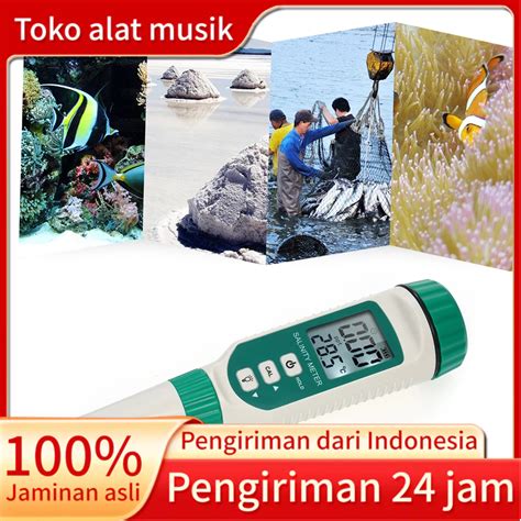 Jual SMART SENSOR Portable Salinity Meter Handheld ATC Salinometer