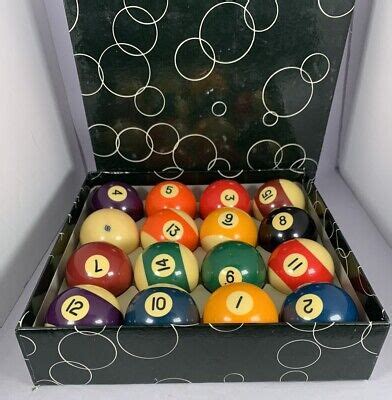 Aramith Belgian Billiard Pool Balls Set Made In Belgium With Box