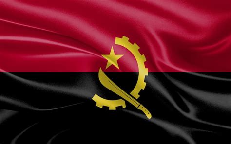 Premium Photo 3d Waving Realistic Silk National Flag Of Angola Happy