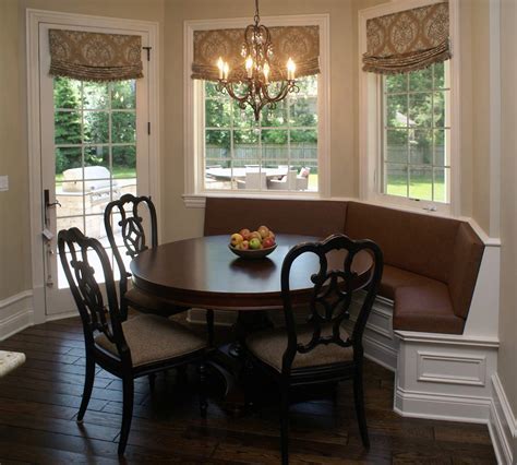 Banquette Curved Dining Bench With Back - Shaped banquette dining area for how tos diy kitchen ...