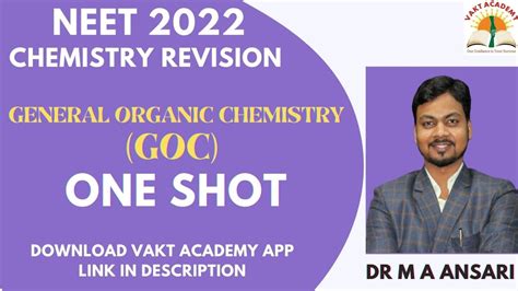 Goc One Shot Neet Revision 2022 General Organic Chemistry One Shot