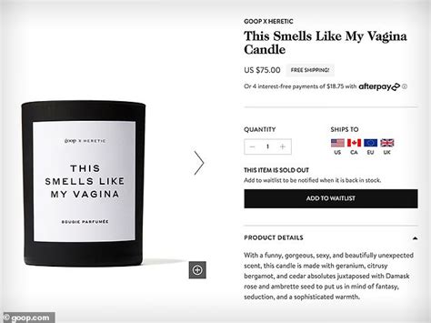 Gwyneth Paltrow S Goop Is Sued Over Claims Vagina Candle EXPLODED Daily Mail Online