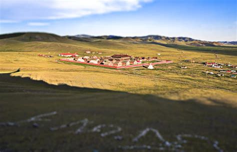 La Vie De Nomade Du Mongolian Sur La Savane Photo Stock Image Du