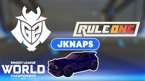 JKnaps RLCS POV 30 G2 Esports Vs Rule One G3 UB QF World