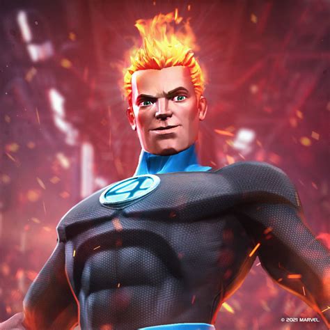 Human Torch Marvel Contest Of Champions