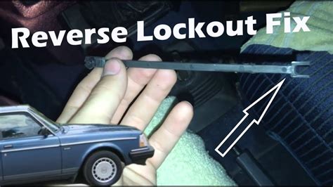 Volvo 240 Reverse Lockout Repair YouTube