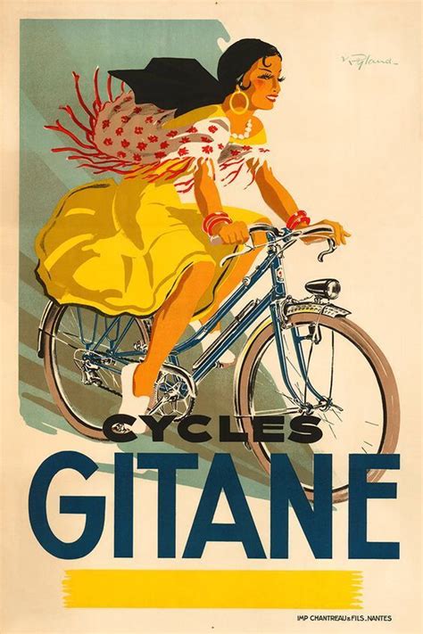 QUELQUES AUTRES AFFICHES ANCIENNES SUR LE THEME VELO Affiche De