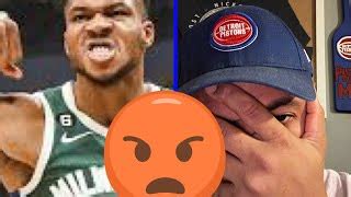 The Detroit Pistons Get Embarrassed By Milwaukee Bucks Giannis