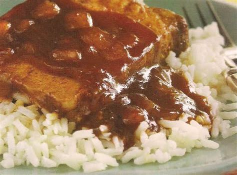 Smothered Pork Chops Over Rice Recipe Just A Pinch Recipes