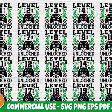 Level 3 Unlocked SVG 3th Birthday Boy Gamer 3 Years Old Etsy