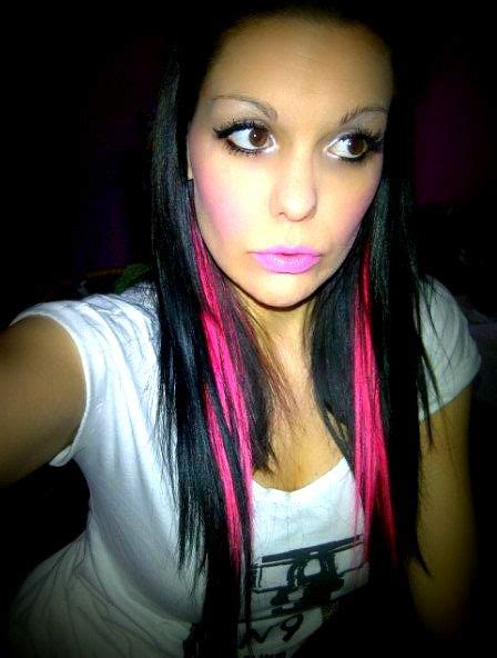 Pink Peekaboos Love This Hot Pink Color Artistic Hair Hair