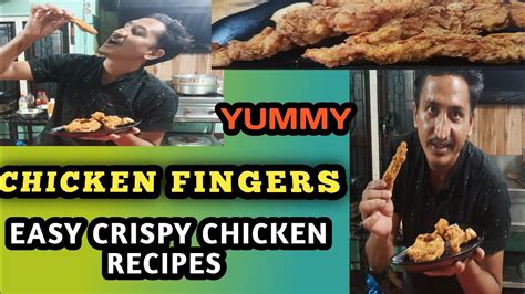 Crispy Chicken Fingers Recipeschicken Strips Recipe Youtube