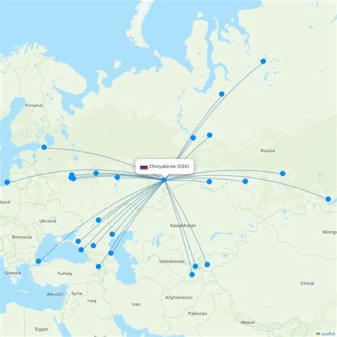 Chelyabinsk Cek Flight Routes Destinations Flight Routes