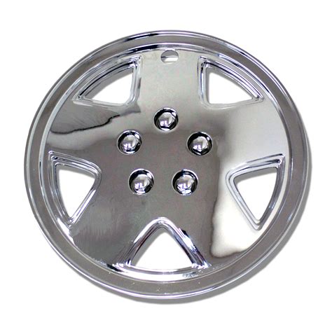 Tuningpros Wsc C Set Of Chrome Finish Hubcaps Hub Caps