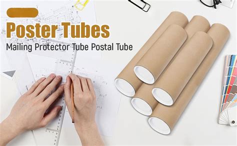 Perfk Longs Tubes En Carton Grands Tubes D Affiches Pour L Envoi D