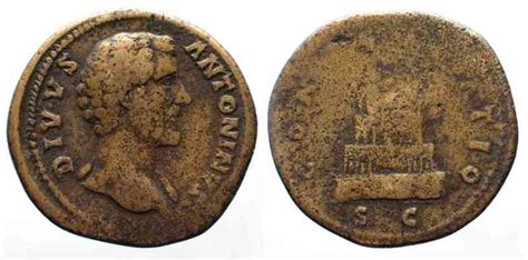 Roman Imperial Antoninus Pius Ae Sestertius Consecratio