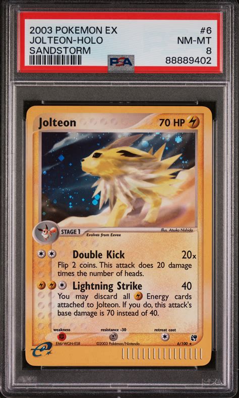 Jolteon Ex Sandstorm Holo Psa Price Guide Sports