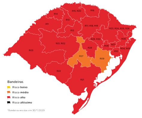 Porto Alegre E Mais 18 Regiões Voltam A Ter Bandeira Vermelha