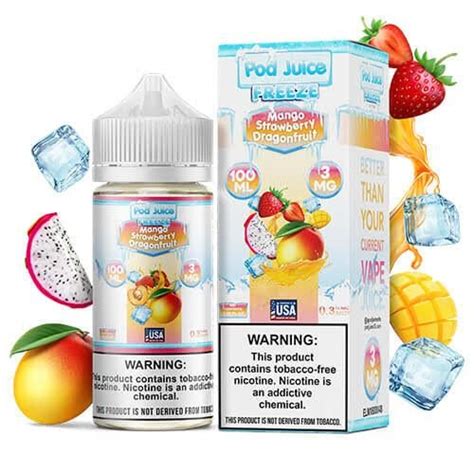 Buy Pod Juice Freeze Mango Strawberry Dragonfruit Mg Ml Online In