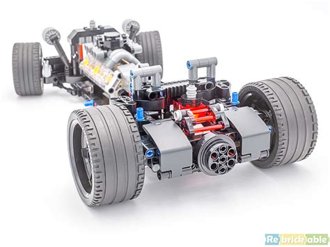 Review MOC 97879 Bucket Hot Rod 42127 Alternate Rebrickable Build With LEGO