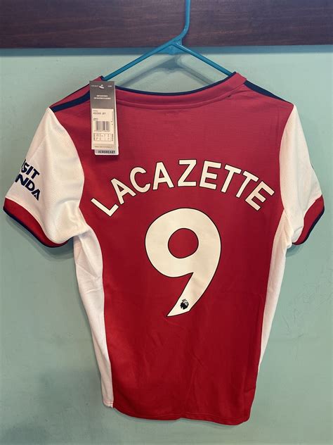 Adidas Arsenal Alexandre LACAZETTE 9 RED Home JERSEY Shirt NWT Sz M