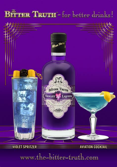 Violet Liqueur The Bitter Truth Bitters Liqueurs And Spirits