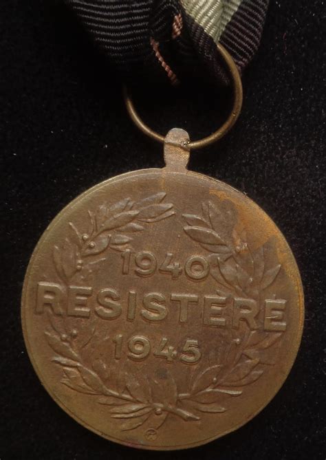 Belgium Resistance Medalmédaille De La Résistance 19401945circa