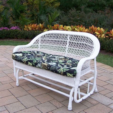 Coventry Wicker Glider Outdoor Wicker Furniture Wicker Loveseat