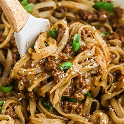 Mongolian Beef And Noodles Recipe Cart