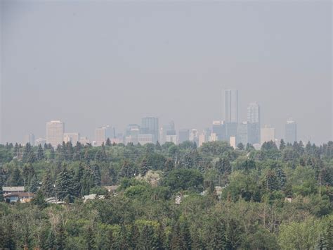 Heat Wave Wildfire Smoke Trigger Two Edmonton Weather Advisories