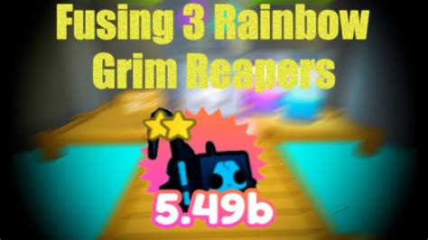 What Happens If You Fuse 3 Rainbow Grim Reapers Pet Simulator X